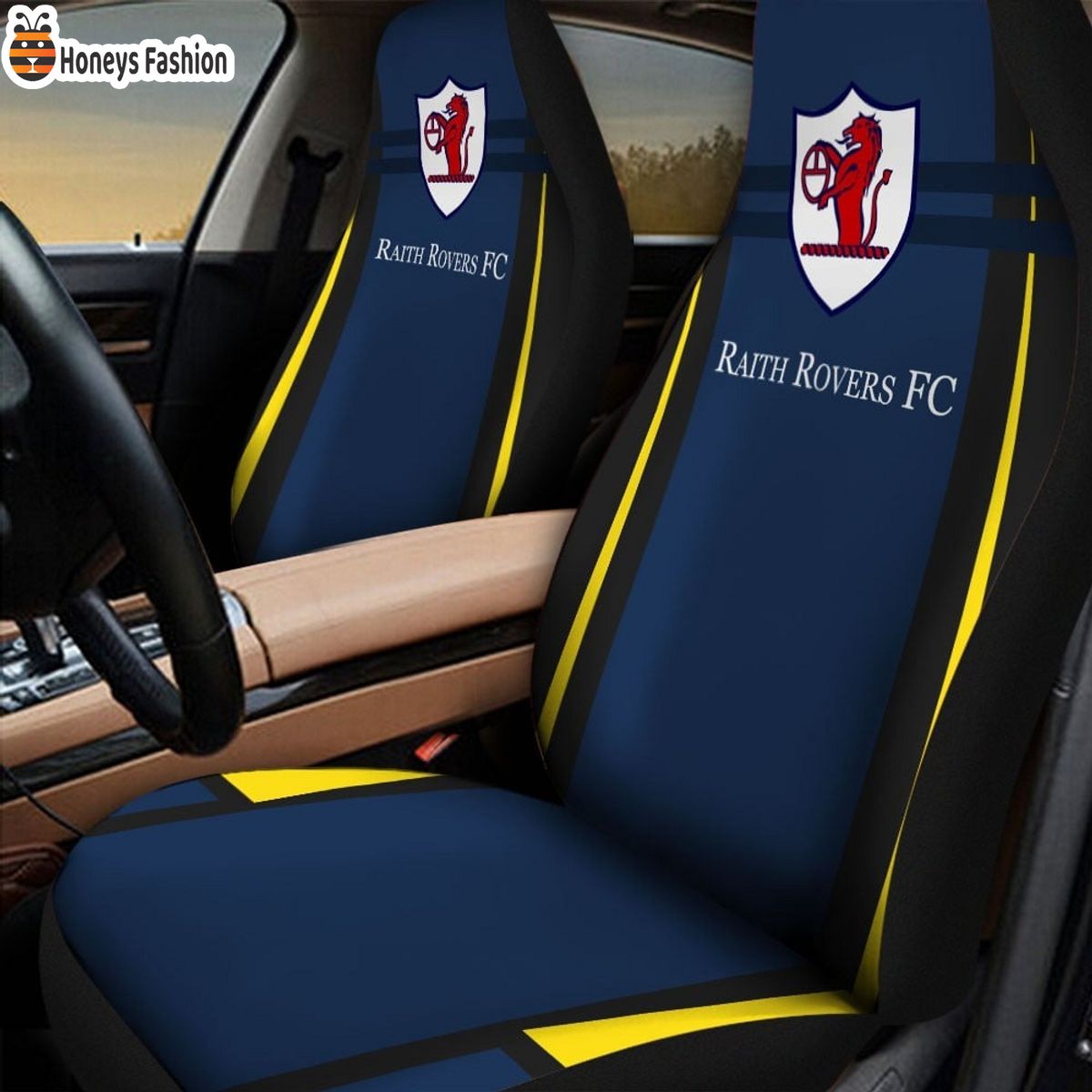 Raith Rovers F.C. car seat cover