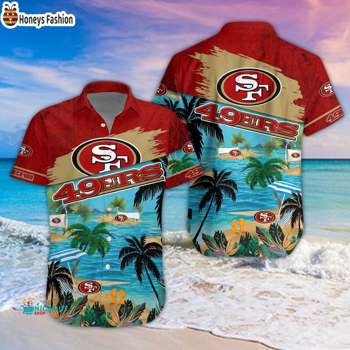 San Francisco 49ers NFL Summer 2023 Hawaiian Shirt