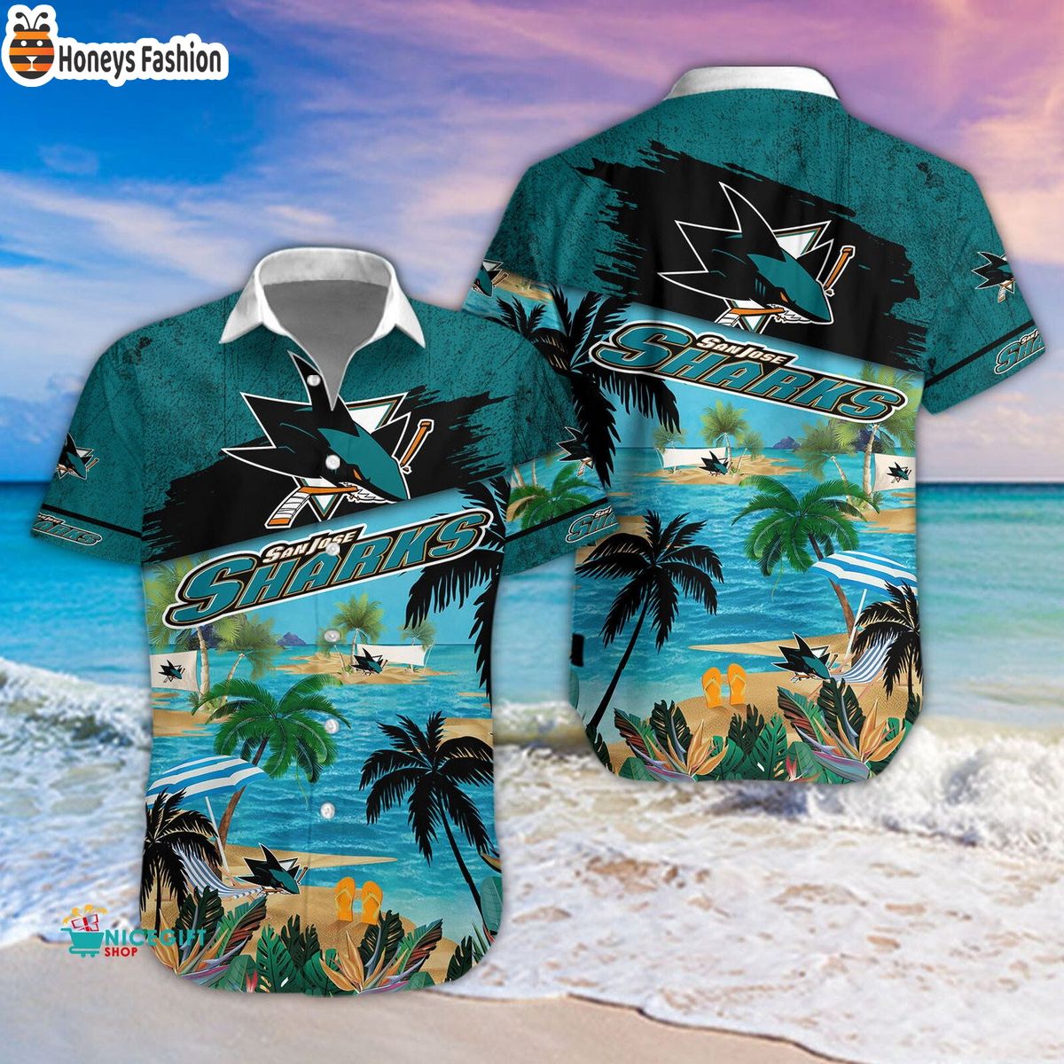 San Jose Sharks NHL 2023 Summer Hawaiian Shirt