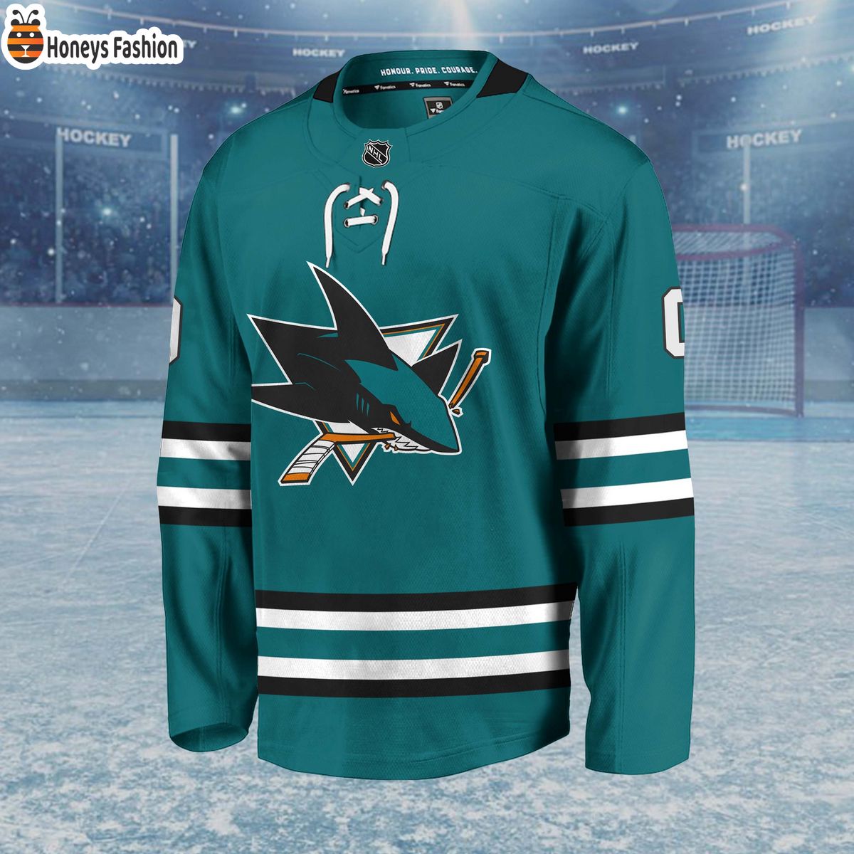 San Jose Sharks Personalized Hockey Jersey