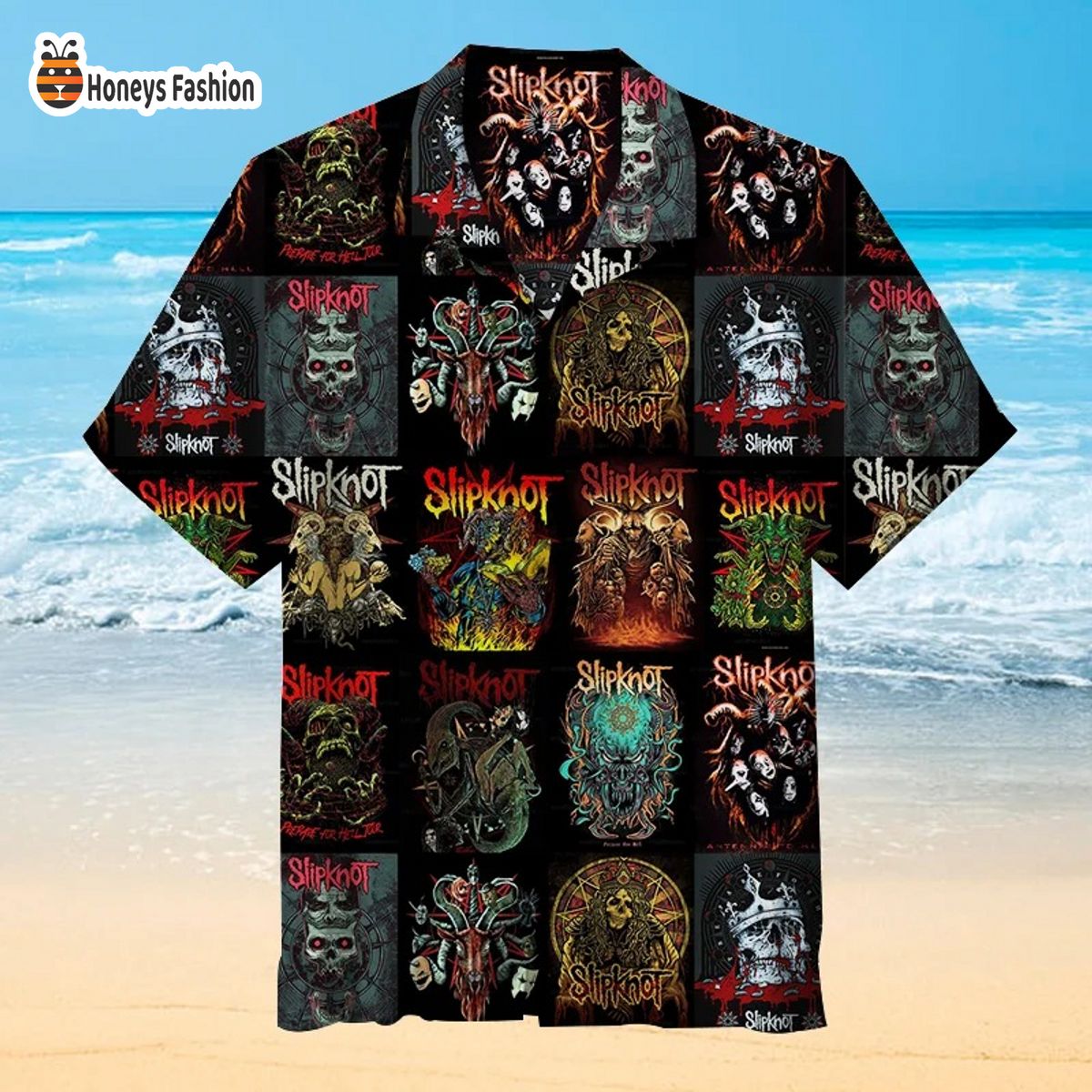 Slipknot day of the gusano live in mexico hawaiian shirt