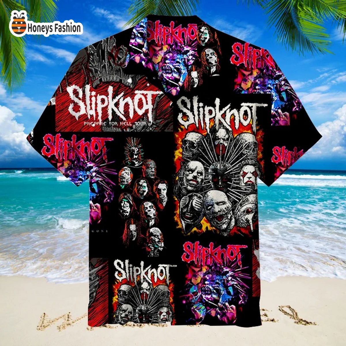 Slipknot prepare for hell tour europe hawaiian shirt