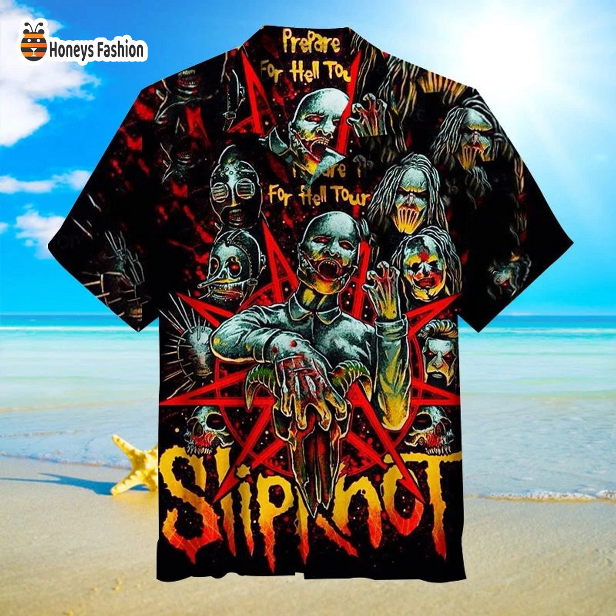 Slipknot prepare for hell tour hawaiian shirt