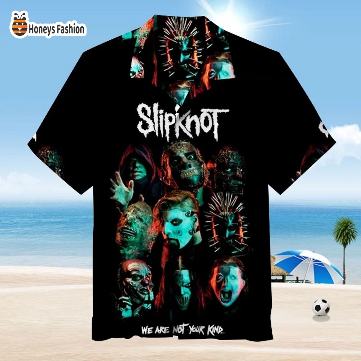 Slipknot we are not your kind albums hawaiian shirt