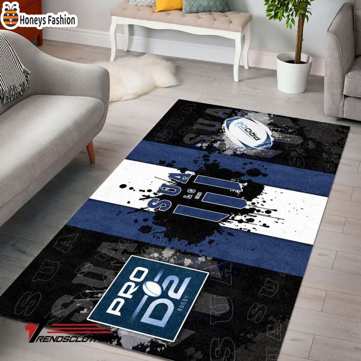 Sporting Union Agenais Rug Carpet