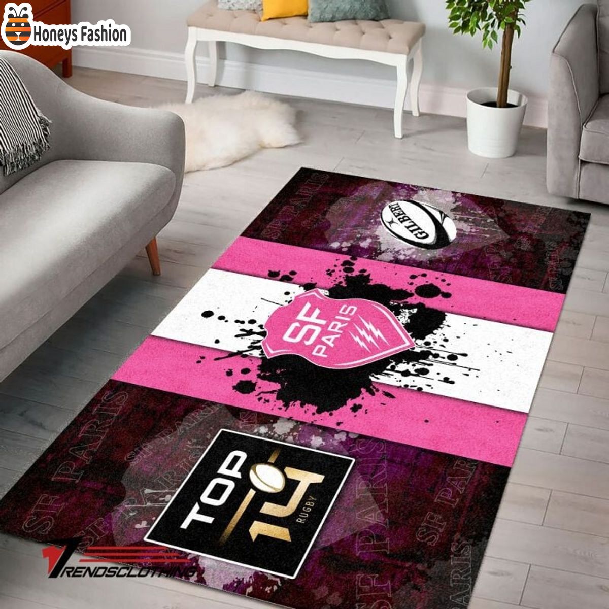 Stade Francais Rug Carpet