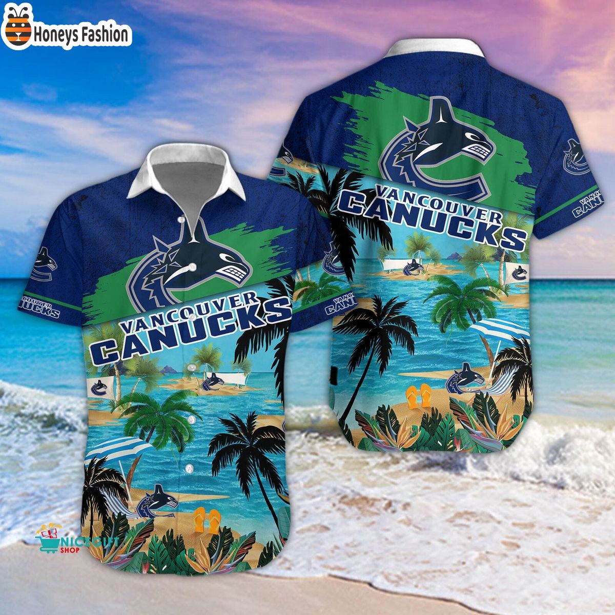 Vancouver Canucks NHL 2023 Summer Hawaiian Shirt
