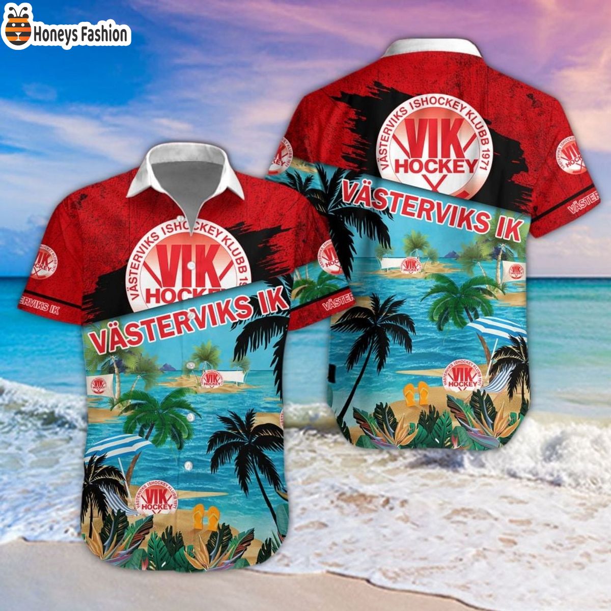 Vaxjo Lakers 2023 Hockey Hawaiian Shirt