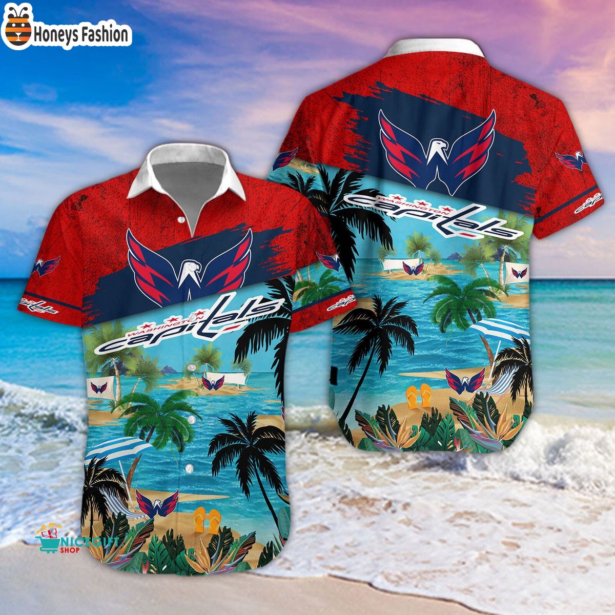 Washington Capitals NHL 2023 Summer Hawaiian Shirt