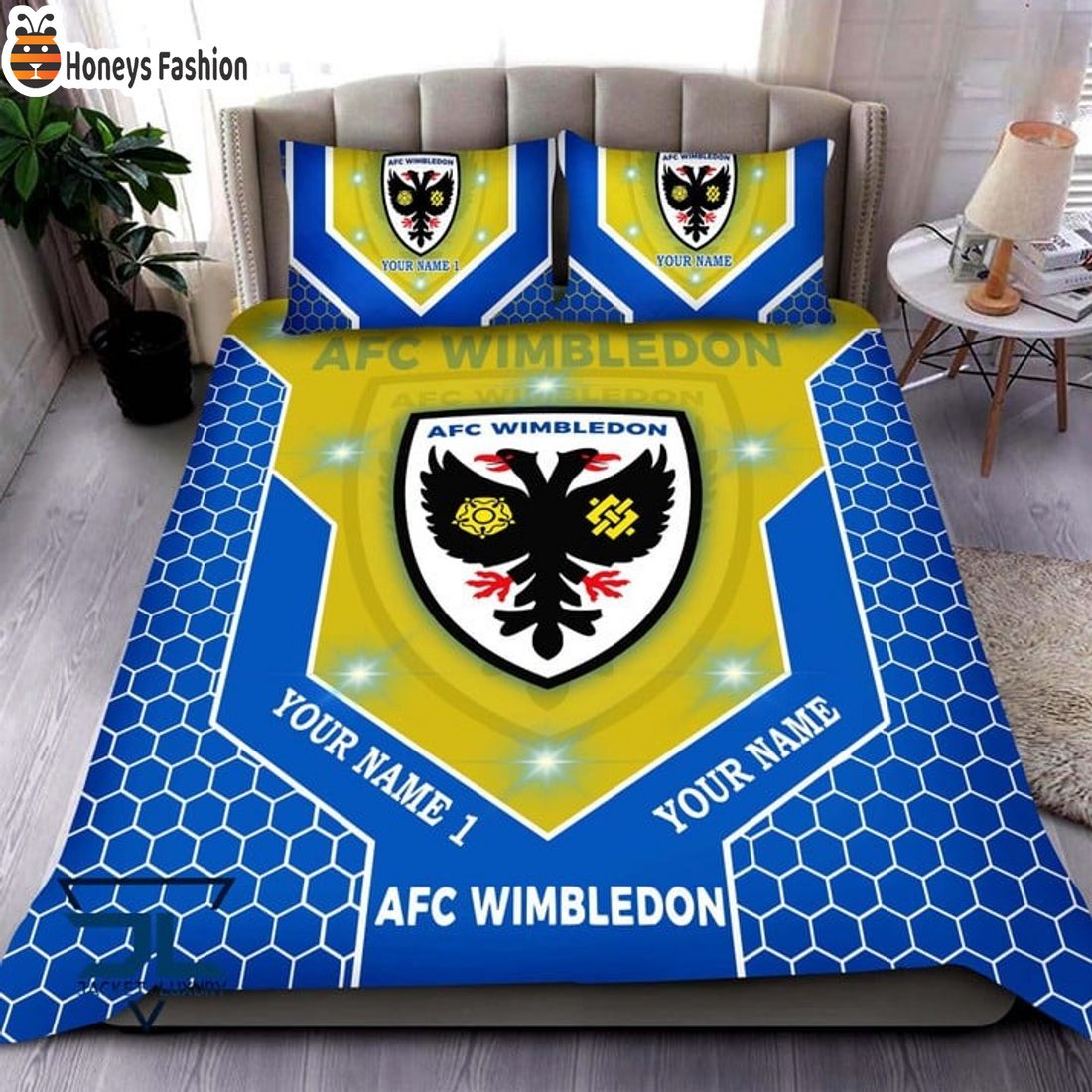 AFC Wimbledon Personalized Bedding Set