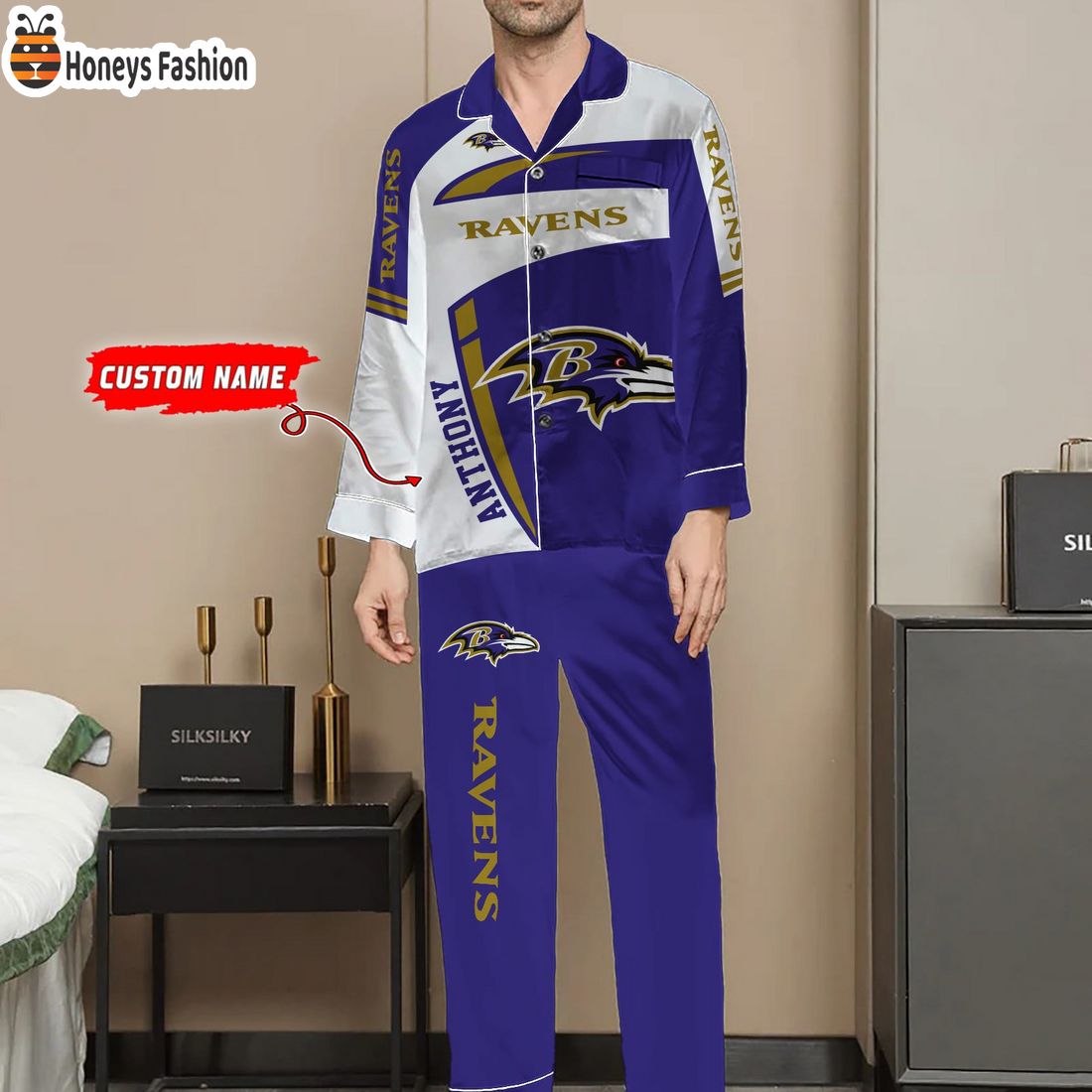 Baltimore Ravens NFL Family Premium Pajama Sets