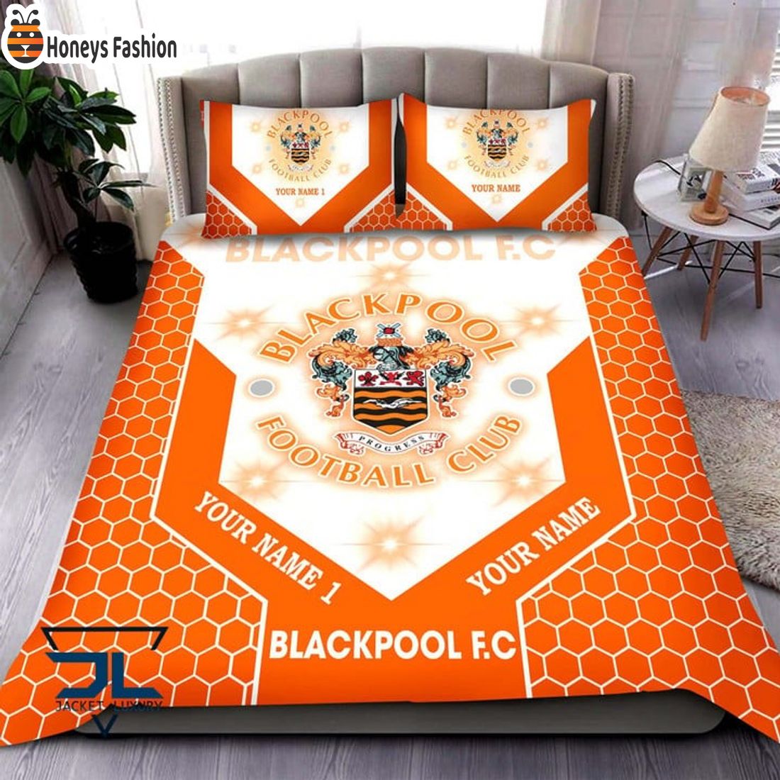 Blackpool FC Personalized Bedding Set