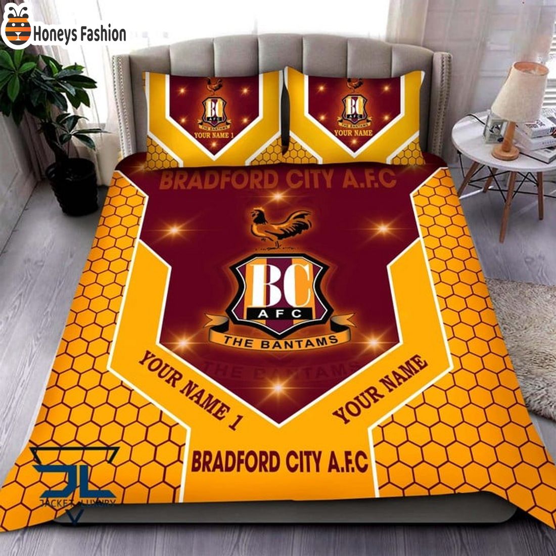 Bradford City Personalized Bedding Set