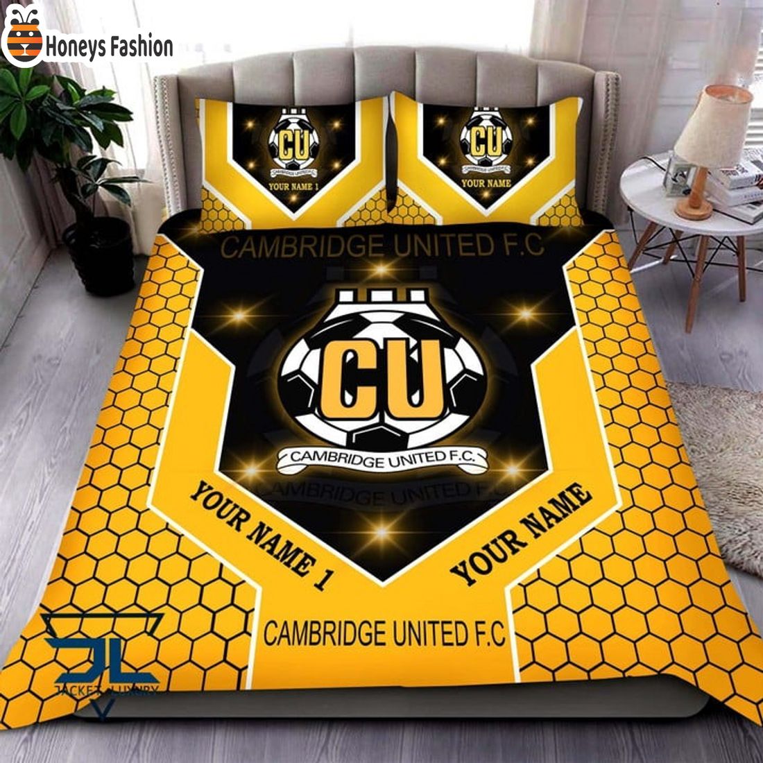 Cambridge United FC Personalized Bedding Set