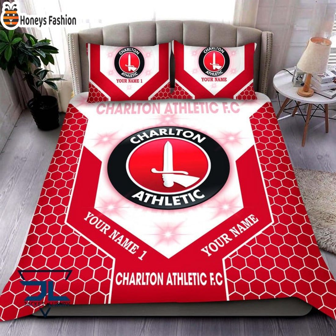 Charlton Athletic FC Personalized Bedding Set