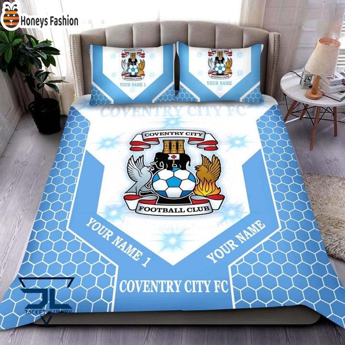Coventry City FC Personalized Bedding Set