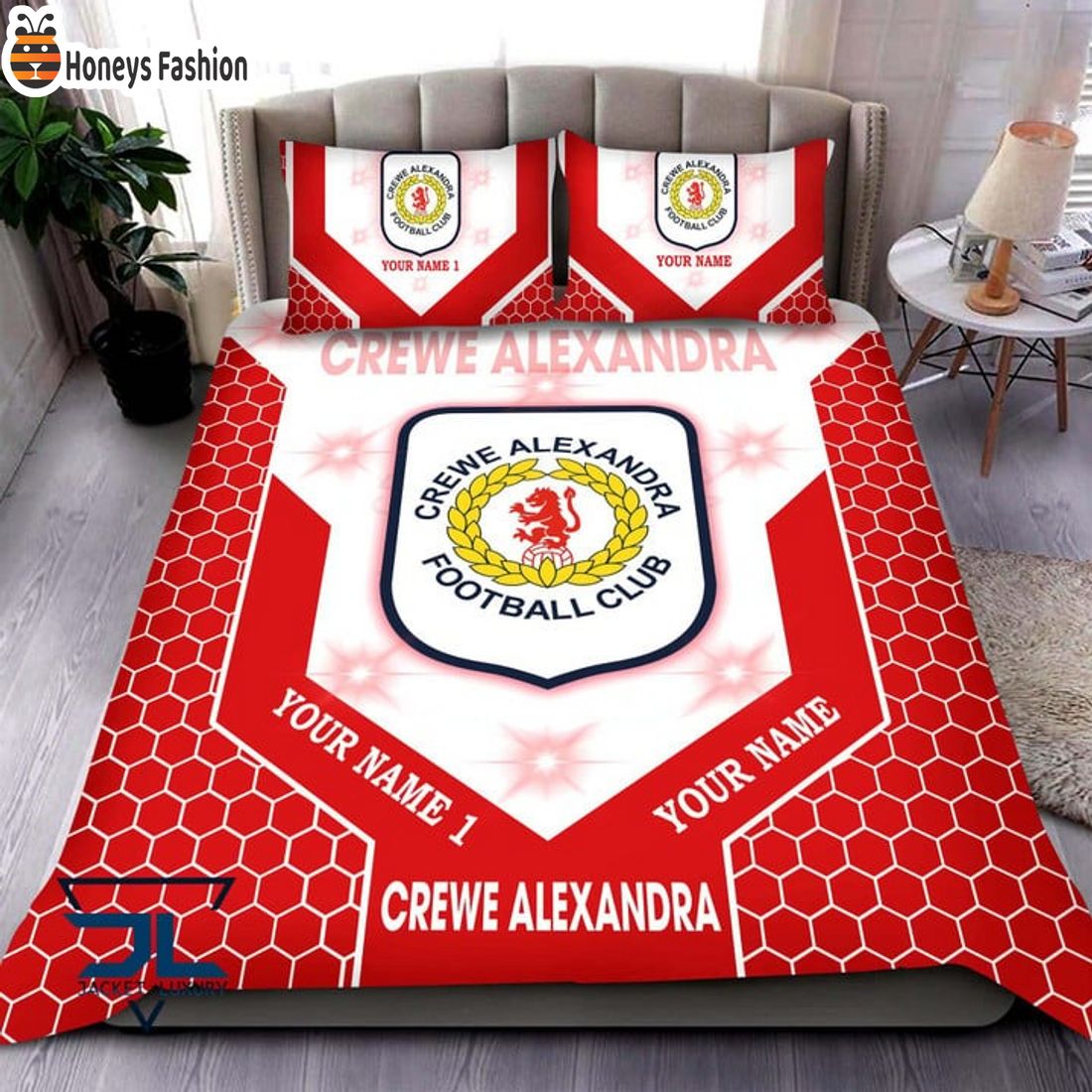 Crewe Alexandra Personalized Bedding Set