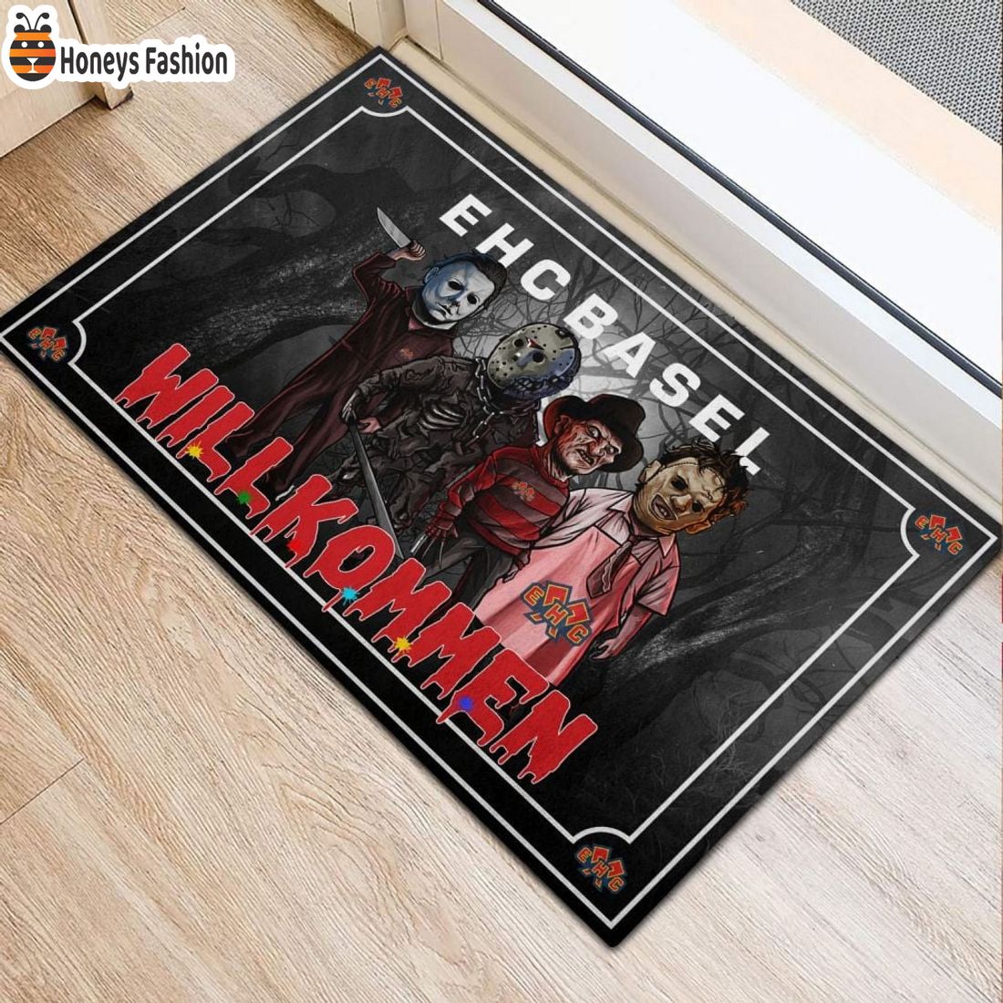 EHC Biel Willkommen Halloween Doormat