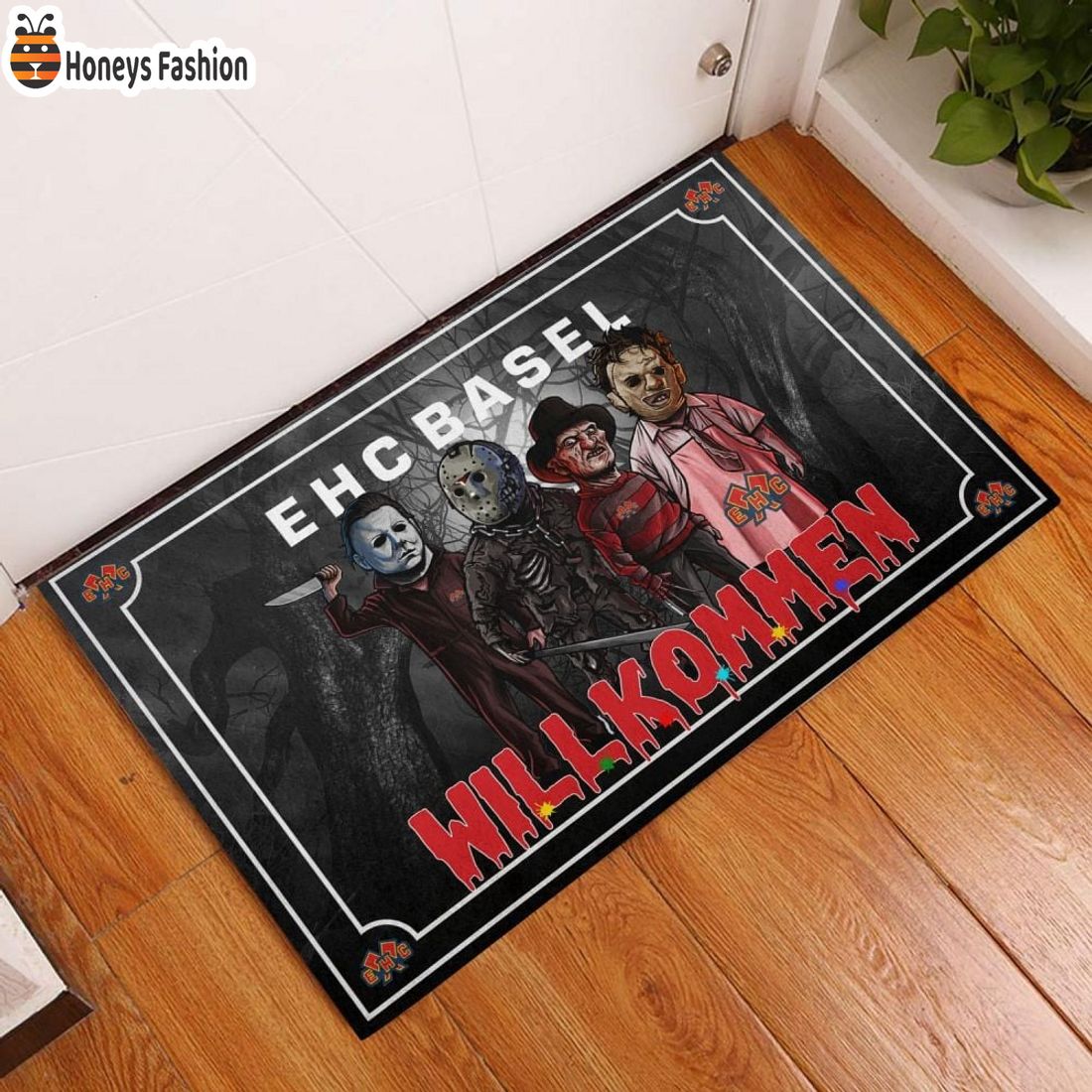 EHC Biel Willkommen Halloween Doormat