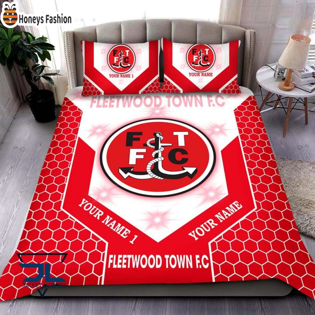 Fleetwood Town FC Personalized Bedding Set