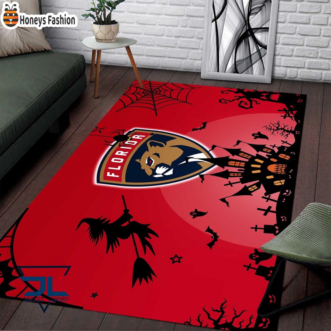 Florida Panthers Halloween Rug Carpet