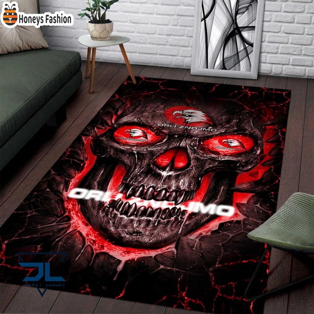 HC Aptec Orli Znojmo Skull Rug Carpet