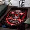 HC Slavia Praha Skull Rug Carpet