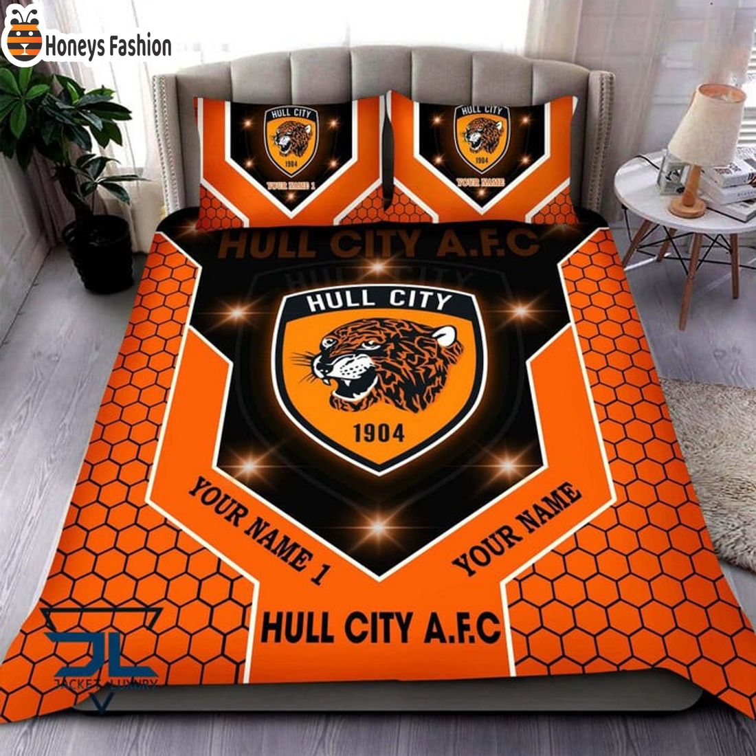 Hull City Personalized Bedding Set