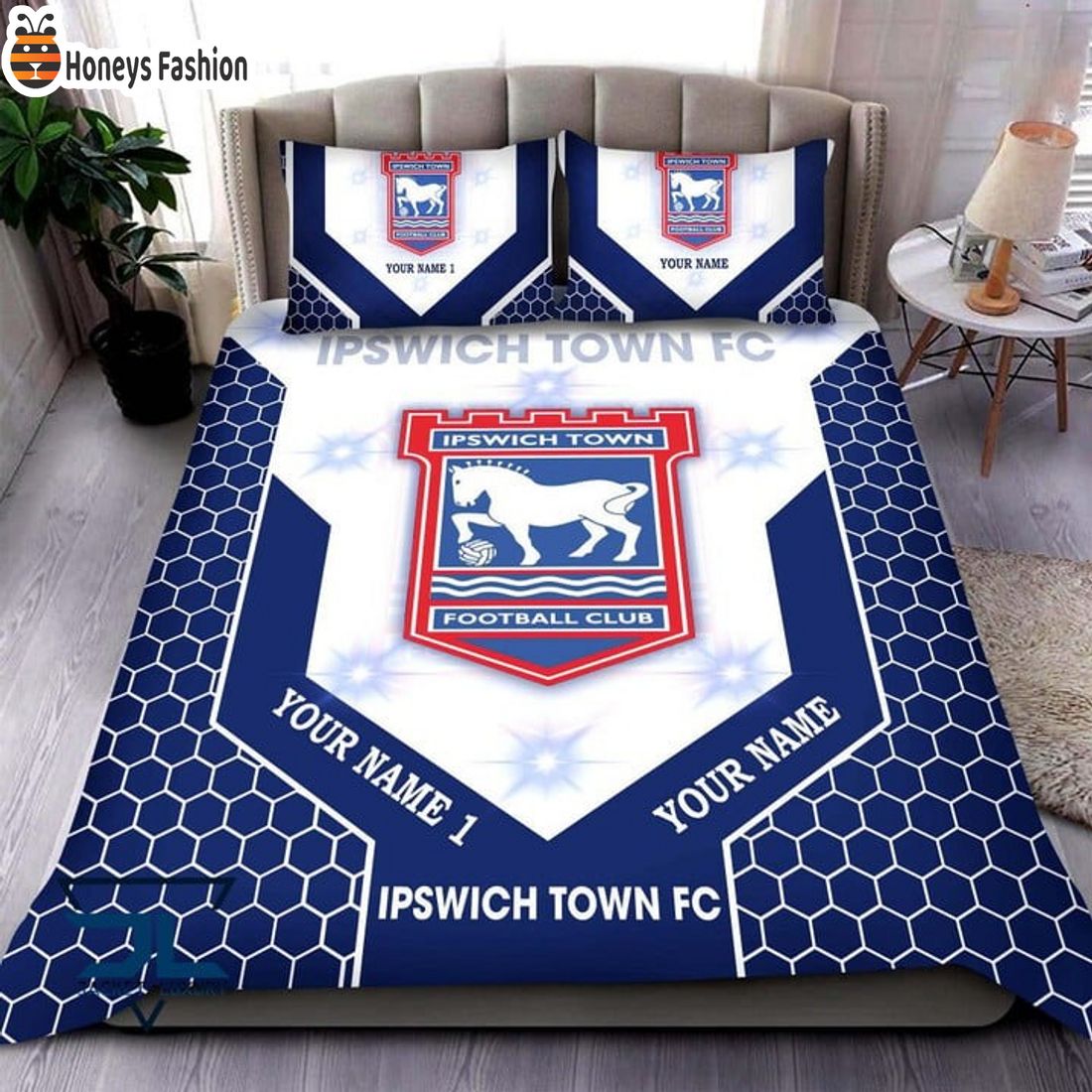 Ipswich Town FC Personalized Bedding Set