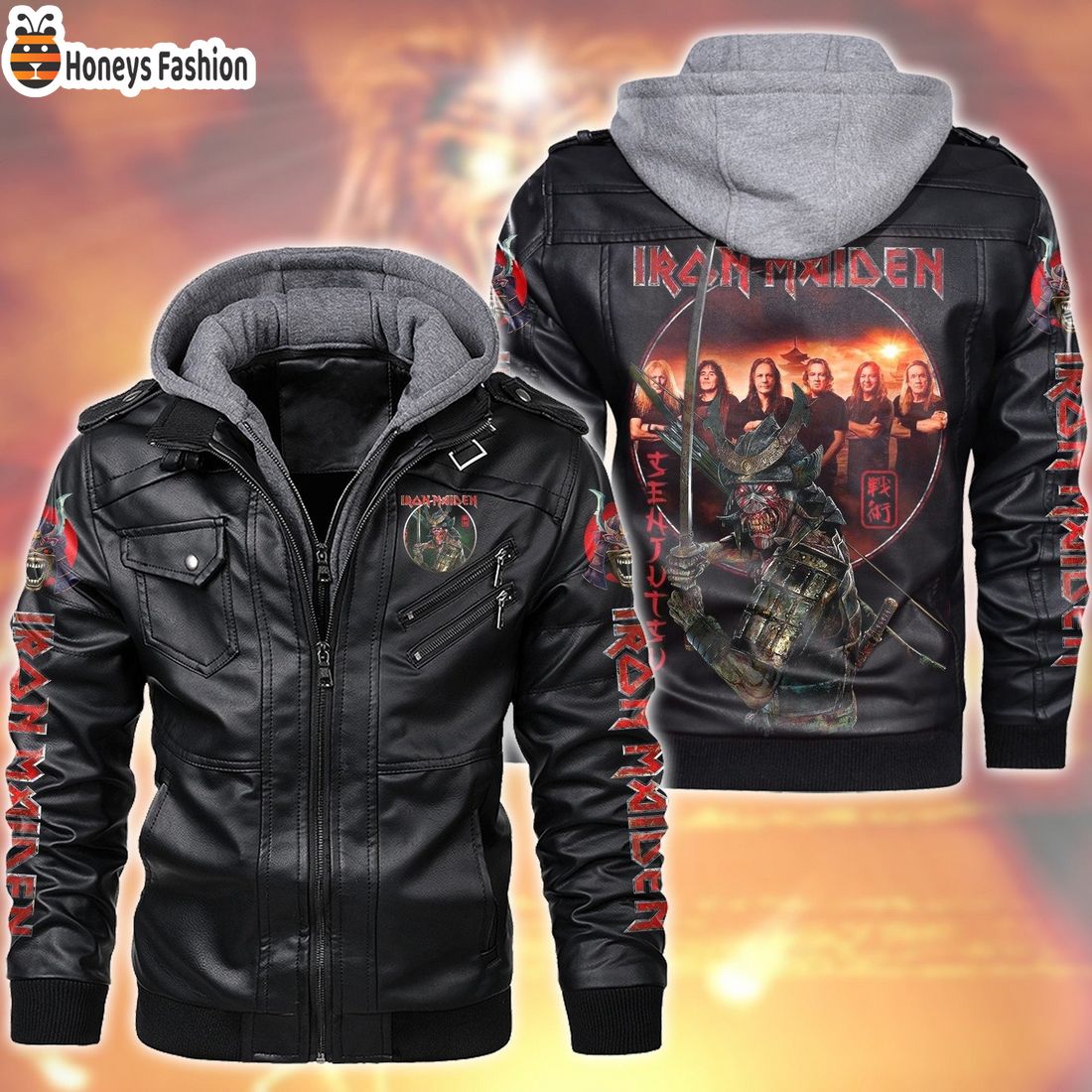 Iron Maiden Senjutsu Album Leather Jacket