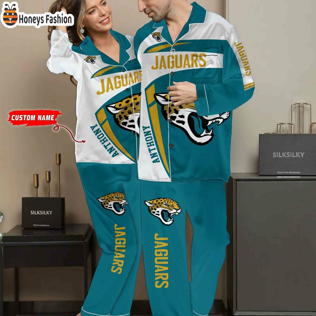 Jacksonville Jaguars NFL Family Premium Pajama Sets