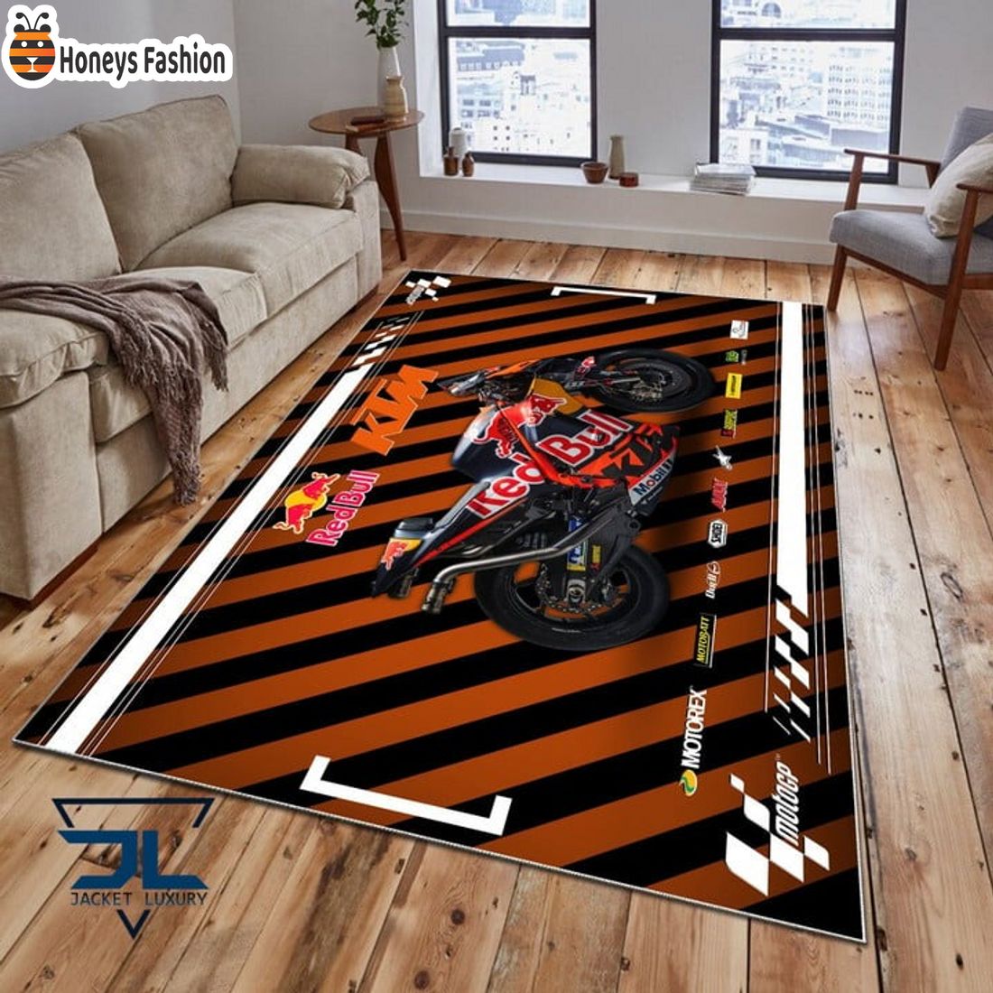 KTM Factory Racing Rug Carpet
