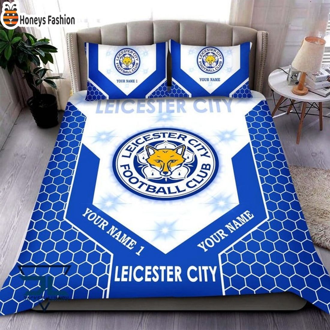 Leicester City FC Personalized Bedding Set