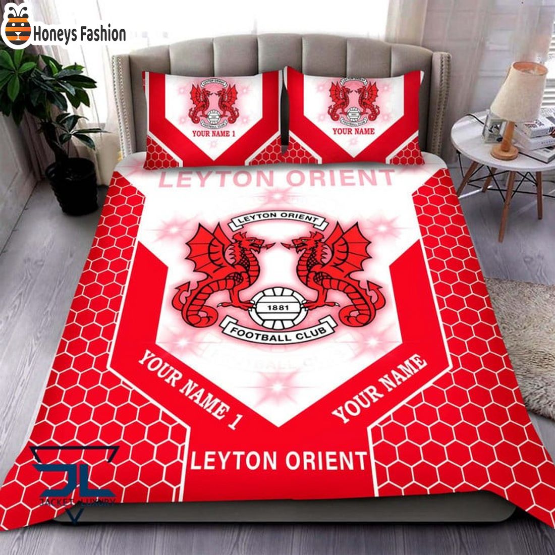 Leyton Orient Personalized Bedding Set