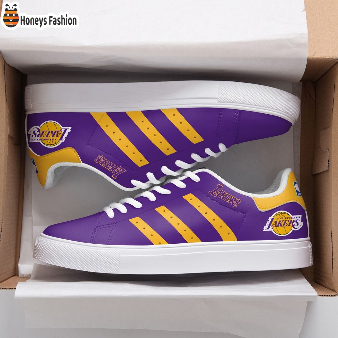 Los Angeles Lakers NBA Stan Smith Skate Shoes