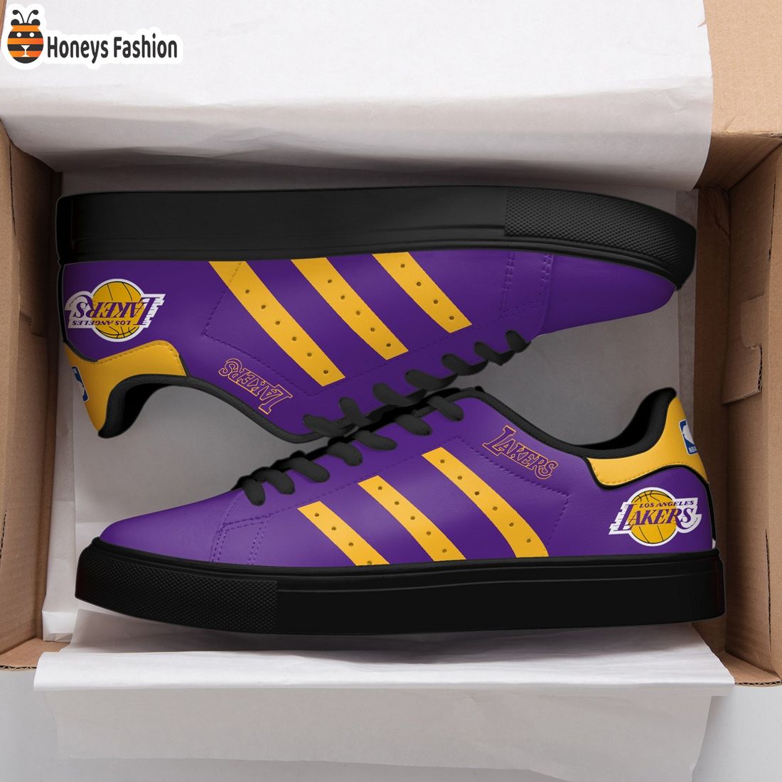 Los Angeles Lakers NBA Stan Smith Skate Shoes