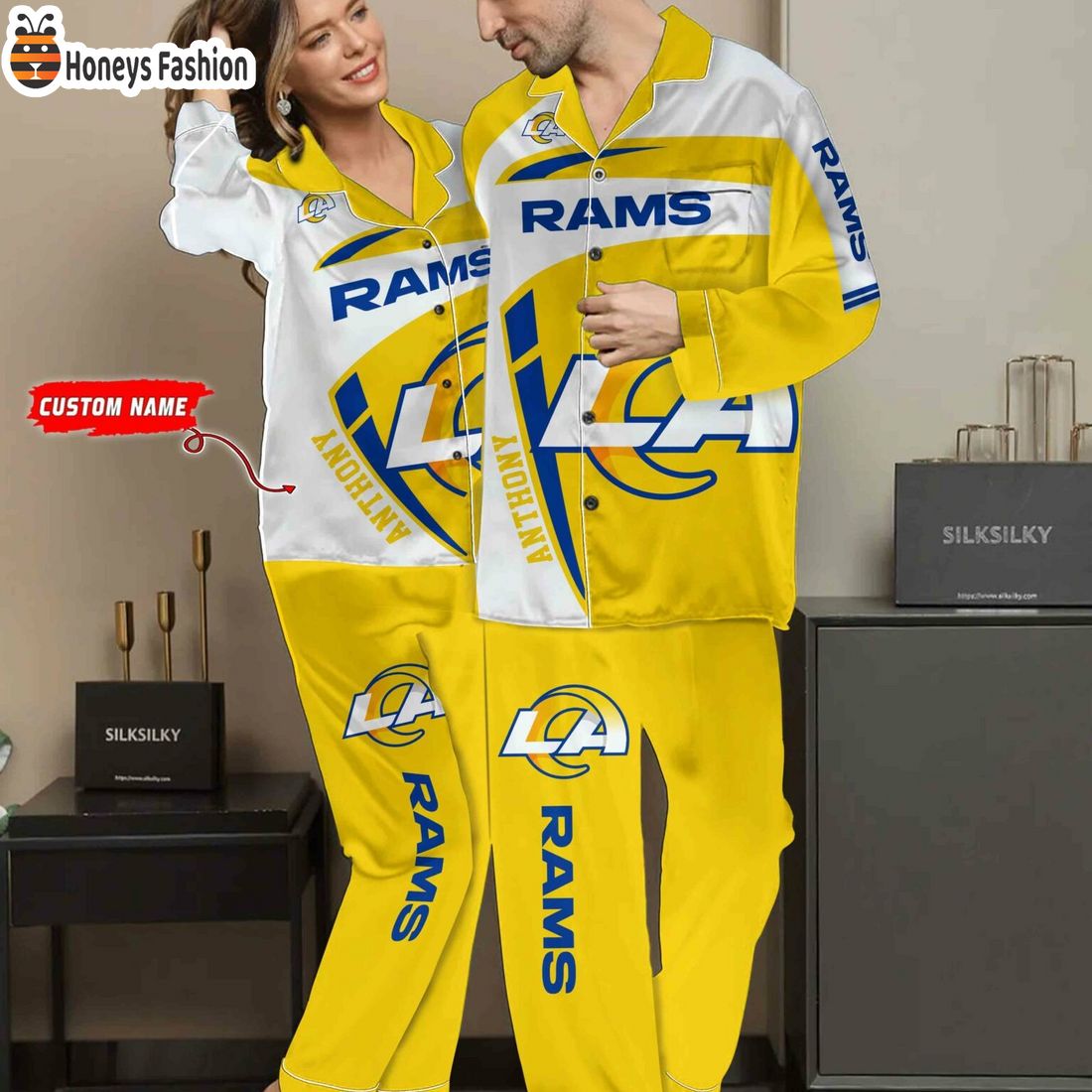 Los Angeles Rams NFL Family Premium Pajama Sets