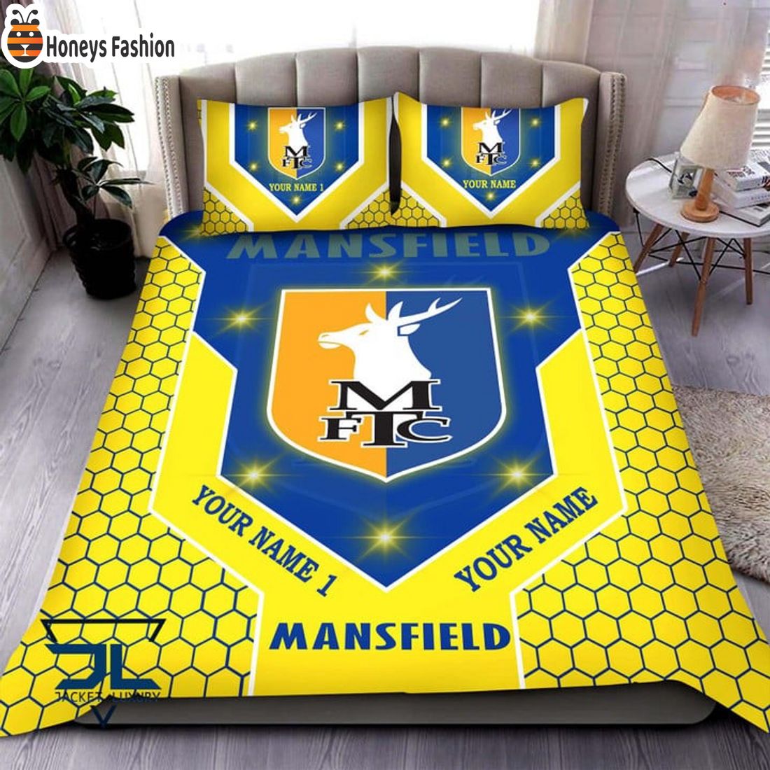 Mansfield Town Personalized Bedding Set
