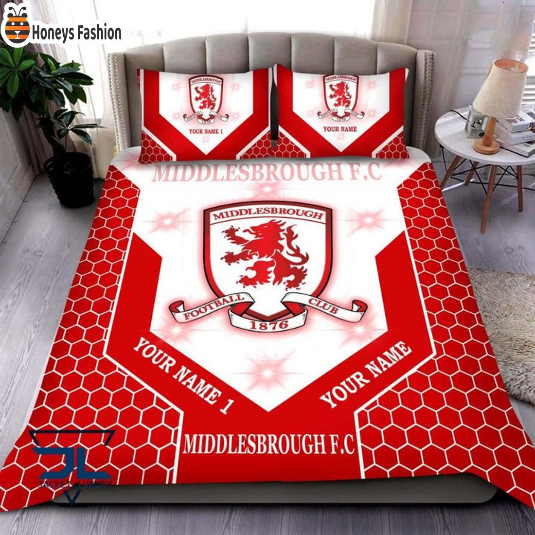 Middlesbrough FC Personalized Bedding Set