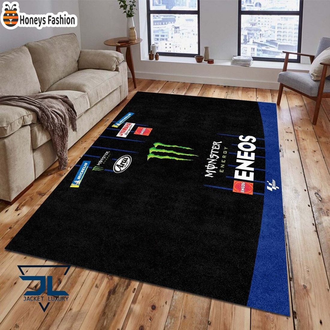 Monster Energy Yamaha MotoGP Rug Carpet