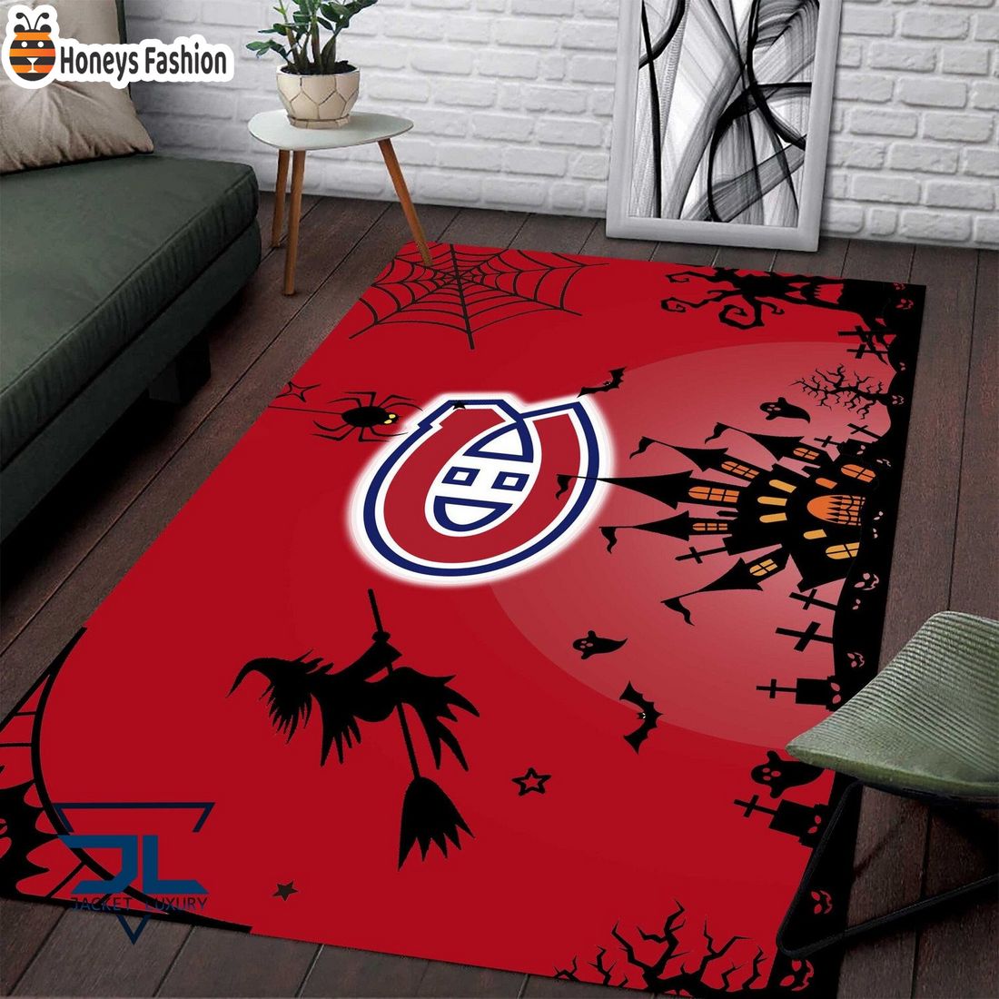 Montreal Canadiens Halloween Rug Carpet