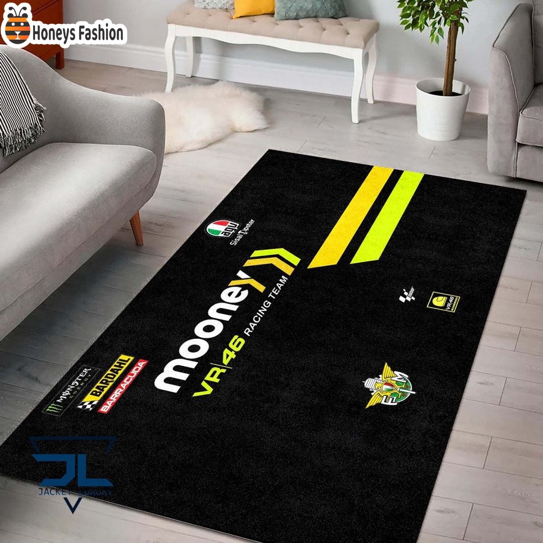 Mooney VR46 Racing Team Rug Carpet