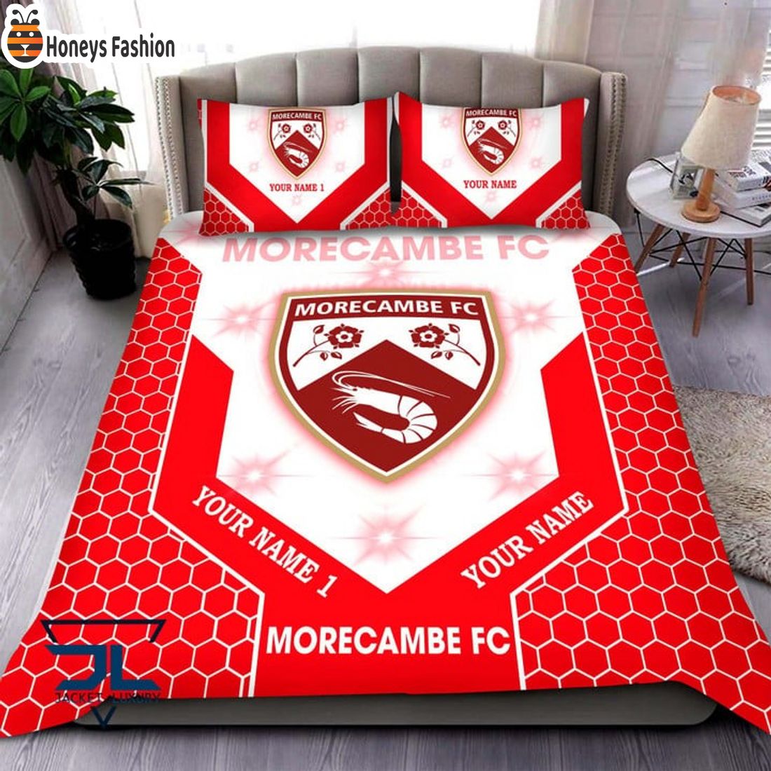 Morecambe FC Personalized Bedding Set