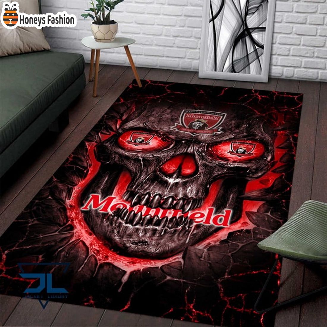 Mountfield HK Skull Rug Carpet