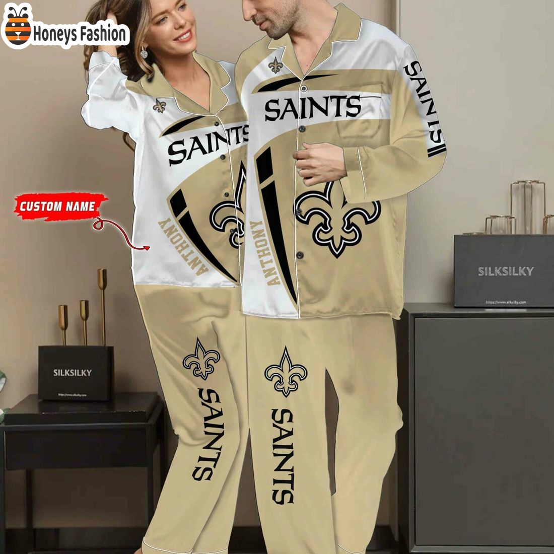 New Orleans Saints NFL Family Premium Pajama Sets