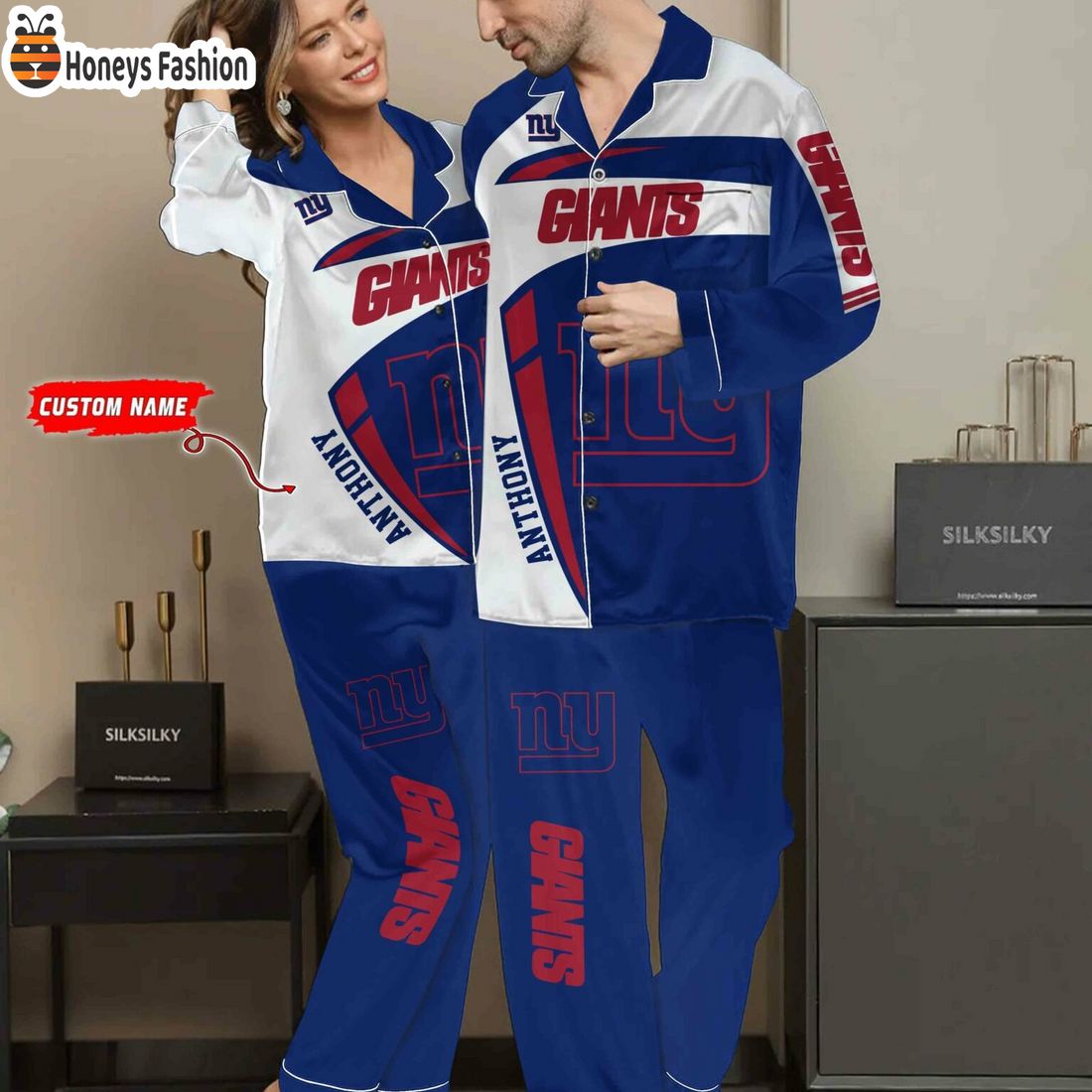 New York Giants NFL Family Premium Pajama Sets