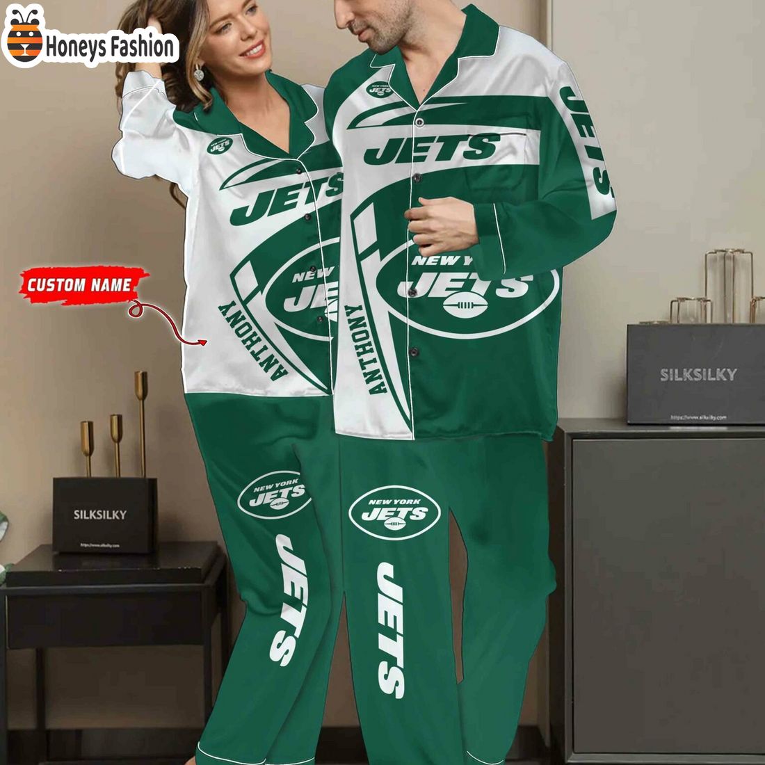 New York Jets NFL Family Premium Pajama Sets