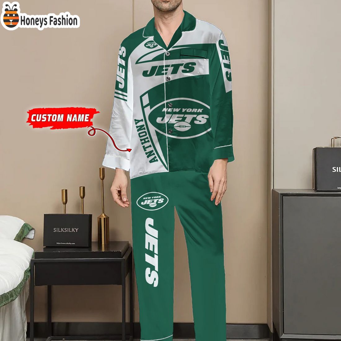 New York Jets NFL Family Premium Pajama Sets