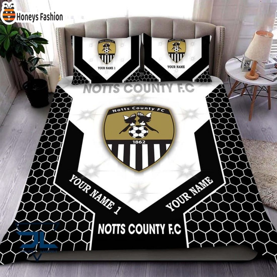 Notts County FC Personalized Bedding Set