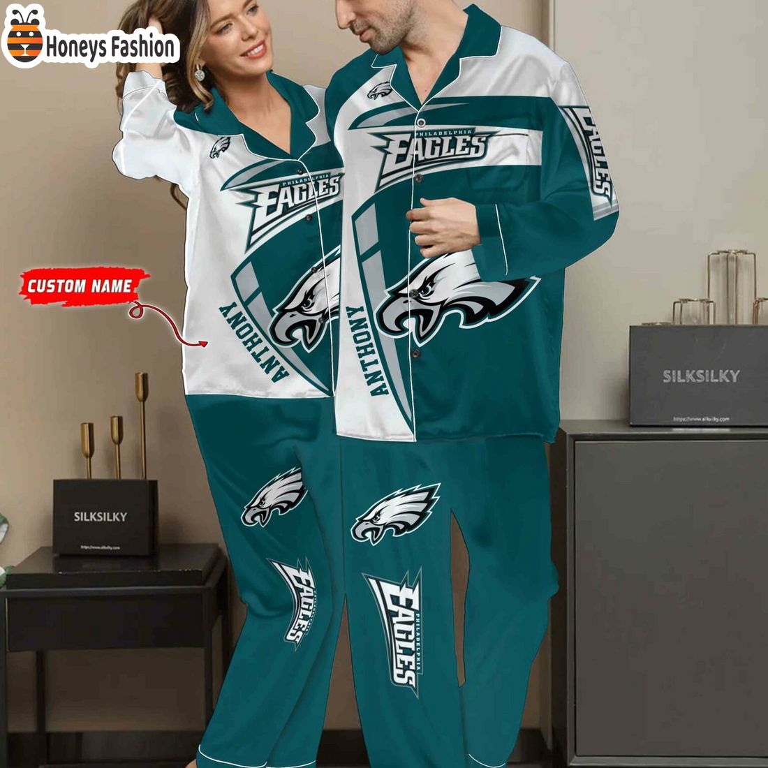 Philadelphia Eagles NFL Family Premium Pajama Sets
